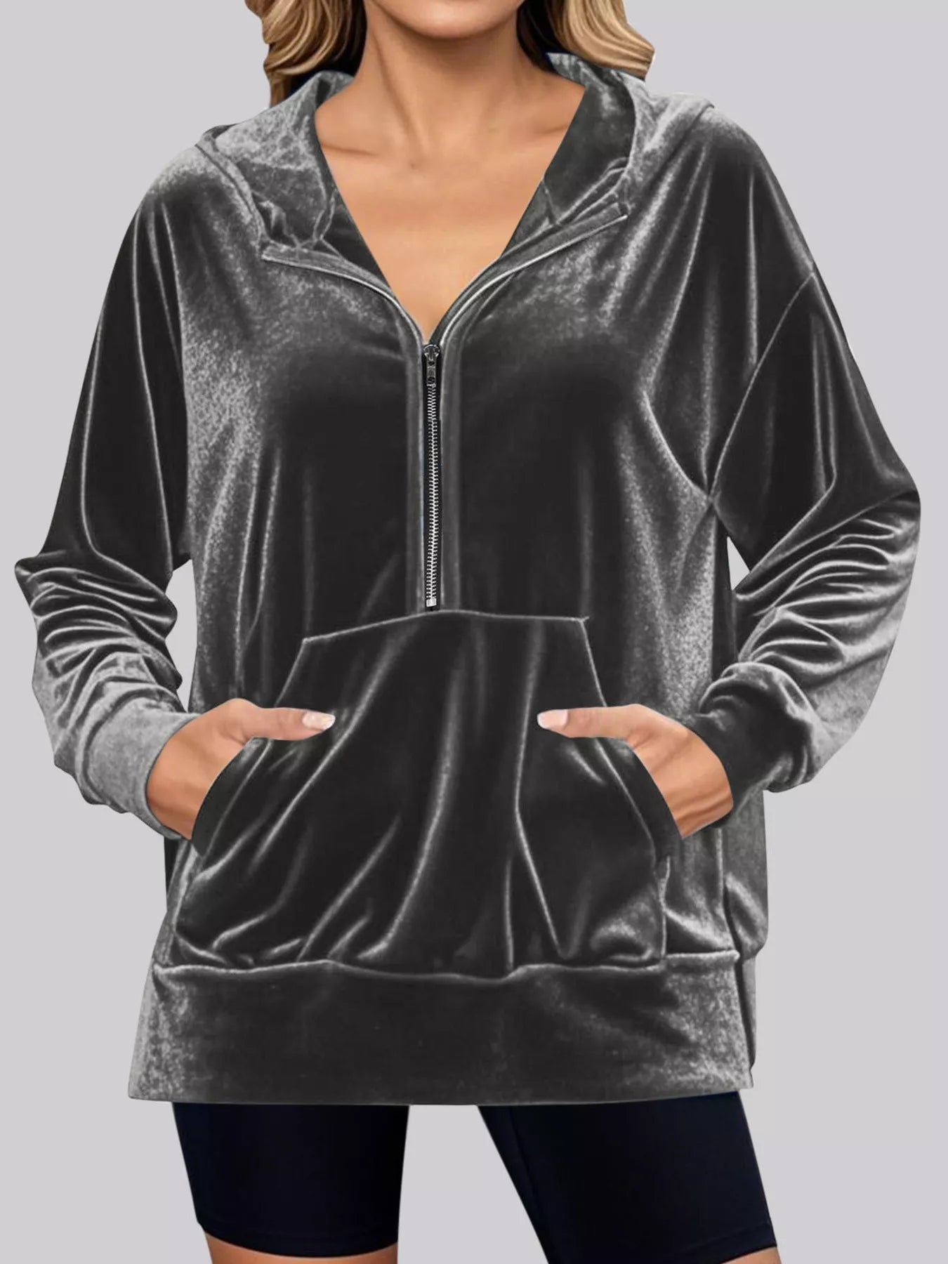 Adaline - Elegante giacca casual e calda con mezza zip