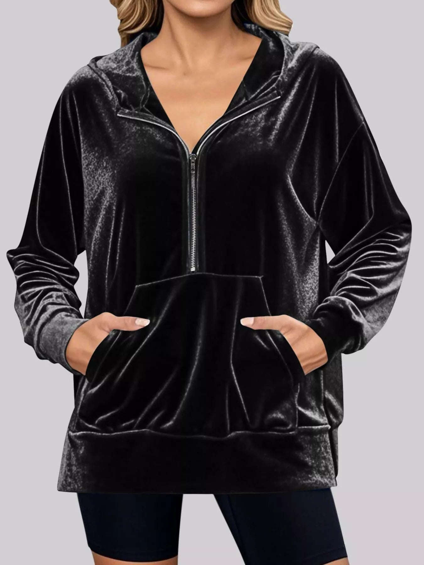 Adaline - Elegante giacca casual e calda con mezza zip