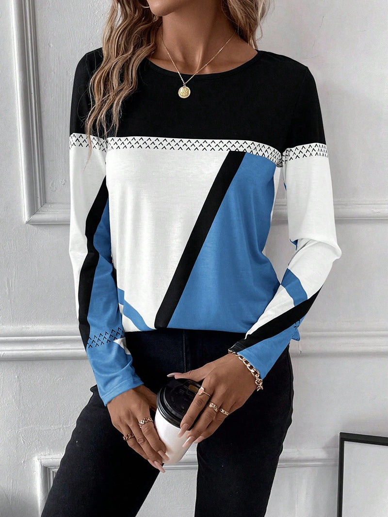 Lalia - Felpa elegante con inserti colorati
