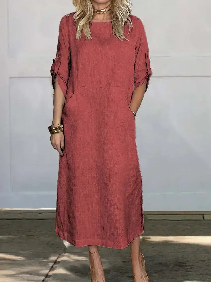 Abito Midi Boho Elegante da Donna