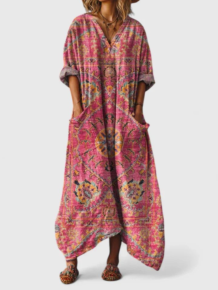 Pantaloni in Lino a Gamba Larga da Donna
