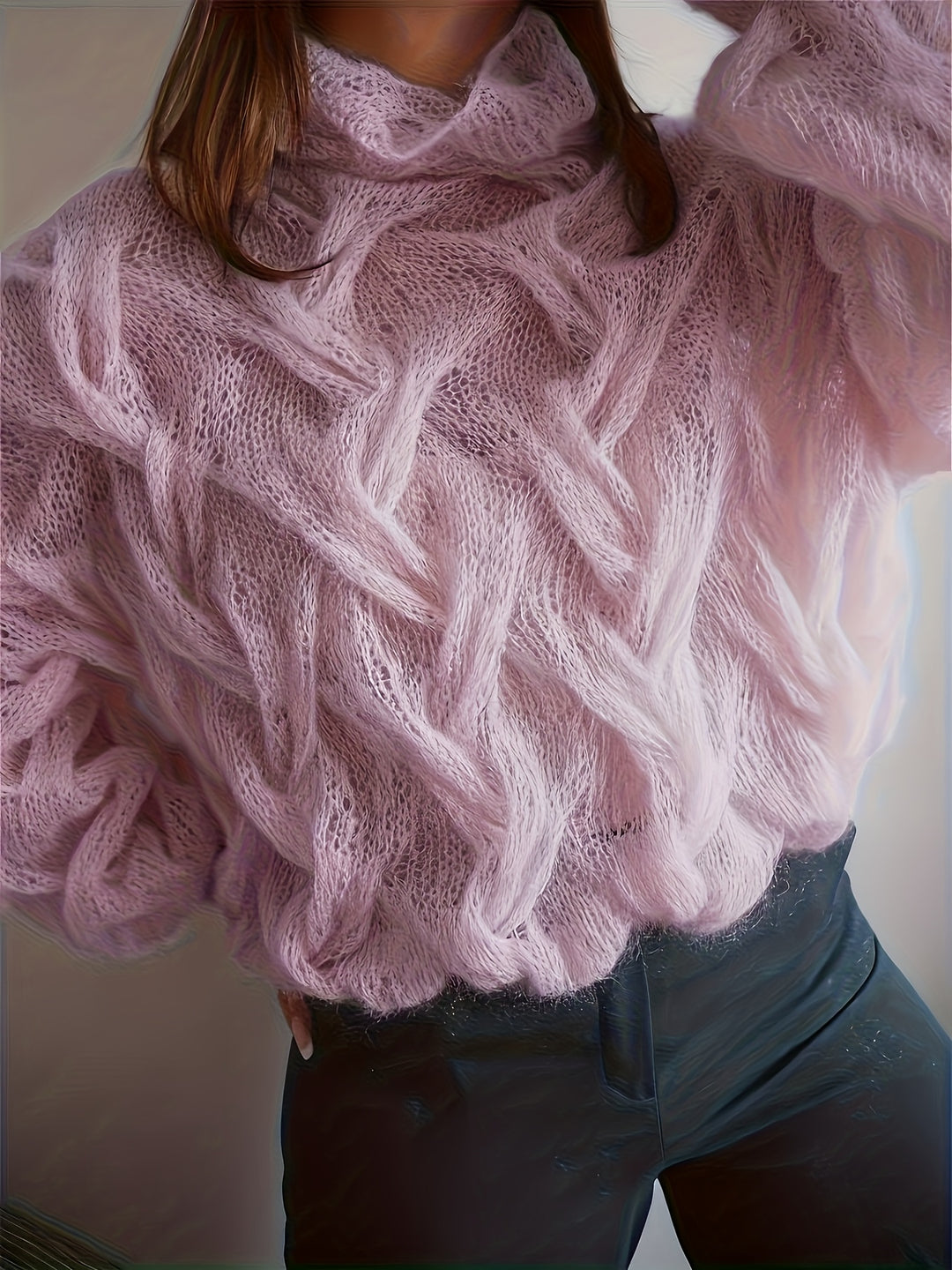 Bellinda - Maglione elegante e stiloso con dettagli traforati