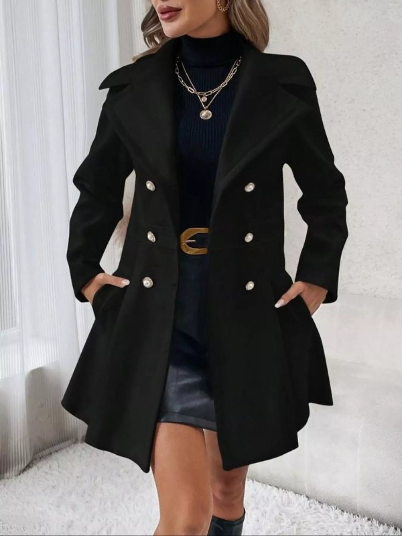 Bridgit - Maglione chic a righe con girocollo