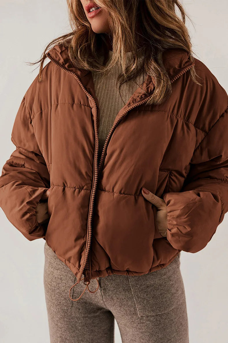 Zaneta - Giacca calda imbottita con zip