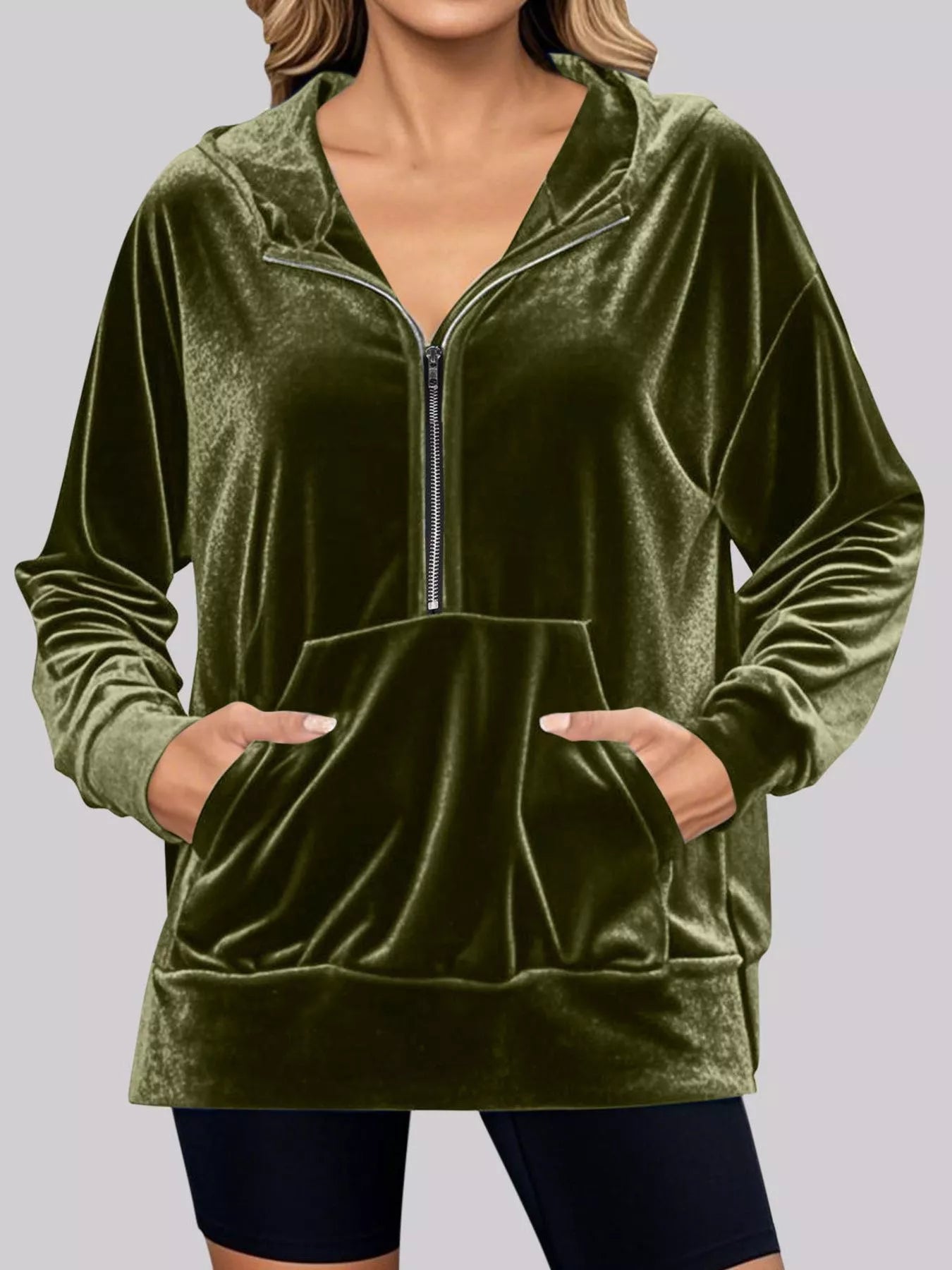 Adaline - Elegante giacca casual e calda con mezza zip