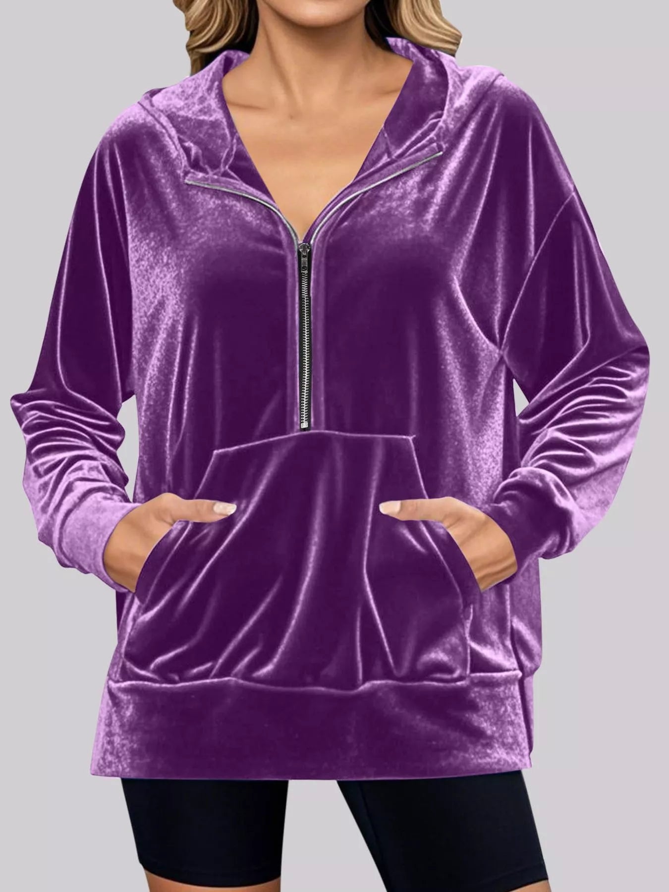 Adaline - Elegante giacca casual e calda con mezza zip