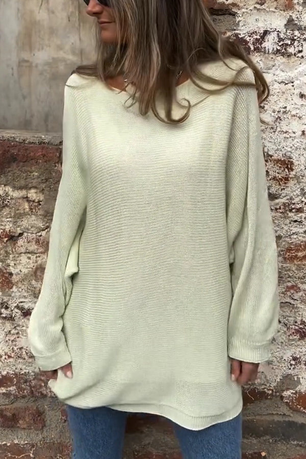 Jazlyn - Maglione chic a maniche lunghe in maglia