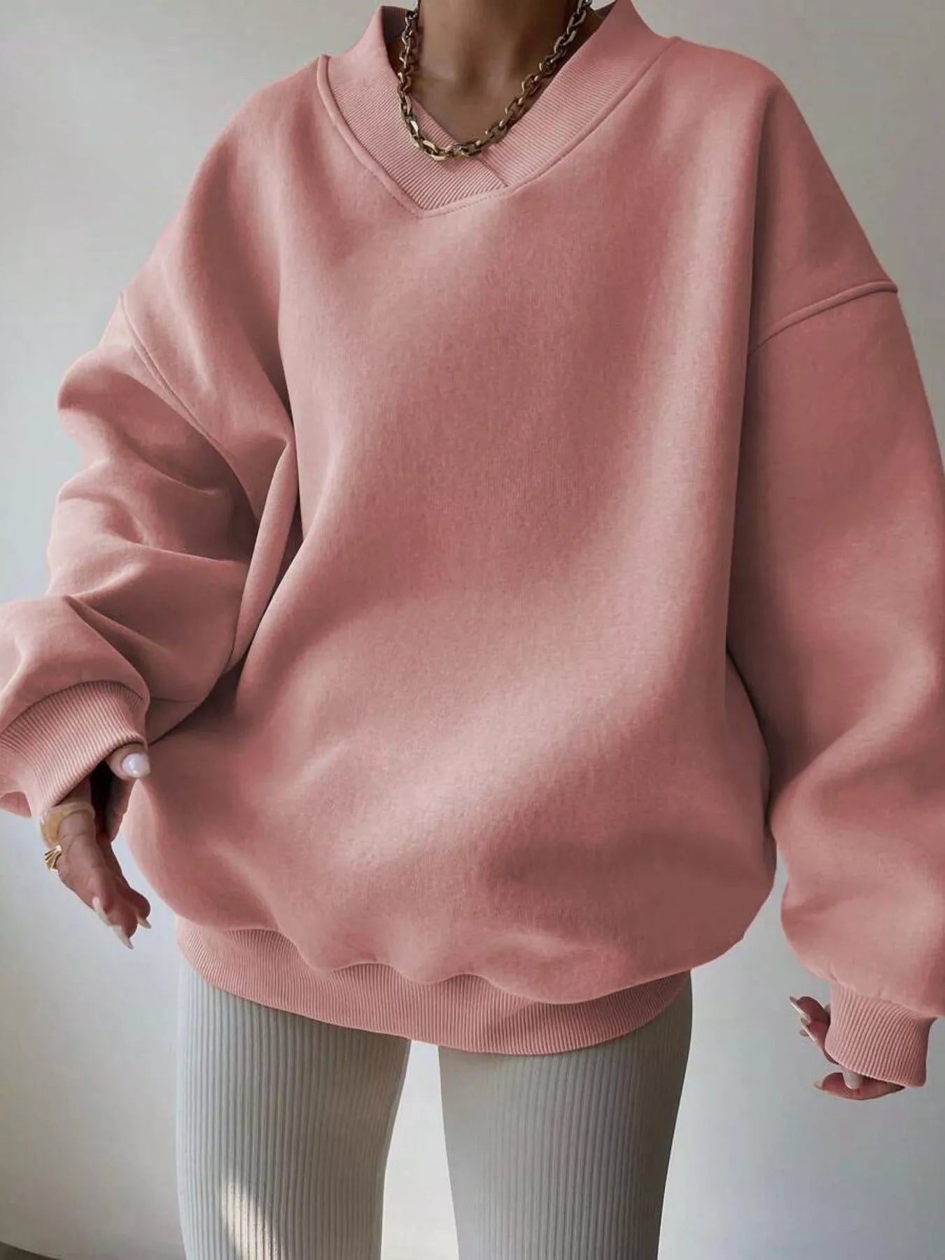 Pauleen - Maglione oversize a maniche lunghe
