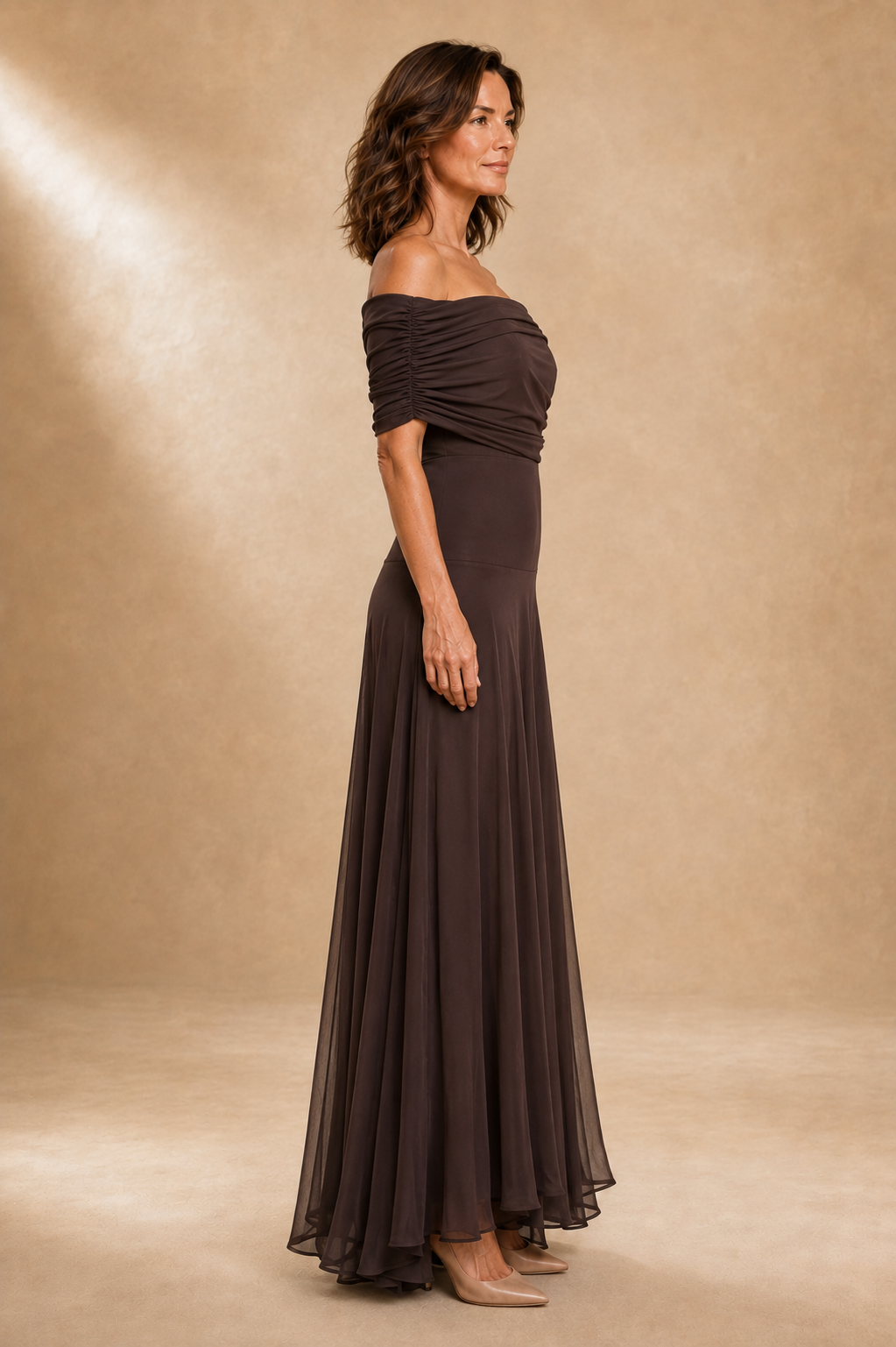 Abito Maxi Floreale Vintage da Donna