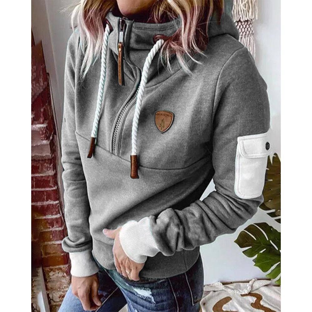 Ilyasah - Felpa con cappuccio comoda, calda e confortevole