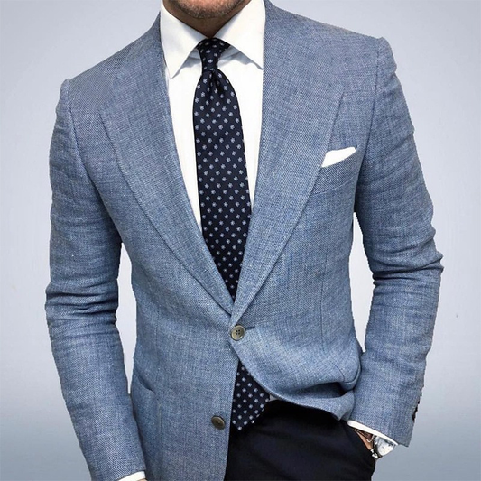 Blazer da Uomo Sartoriale Testurizzato