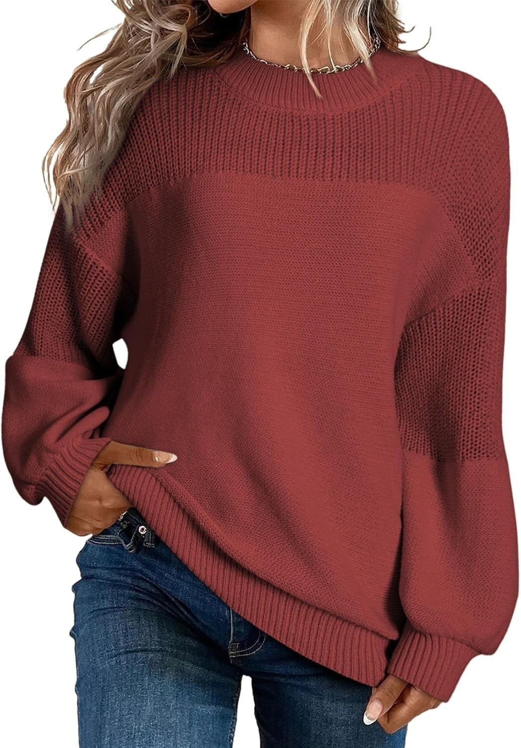 Gionna - Maglione casual traforato in maglia