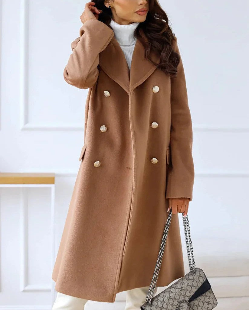 Pinky - Elegante cappotto lungo caldo