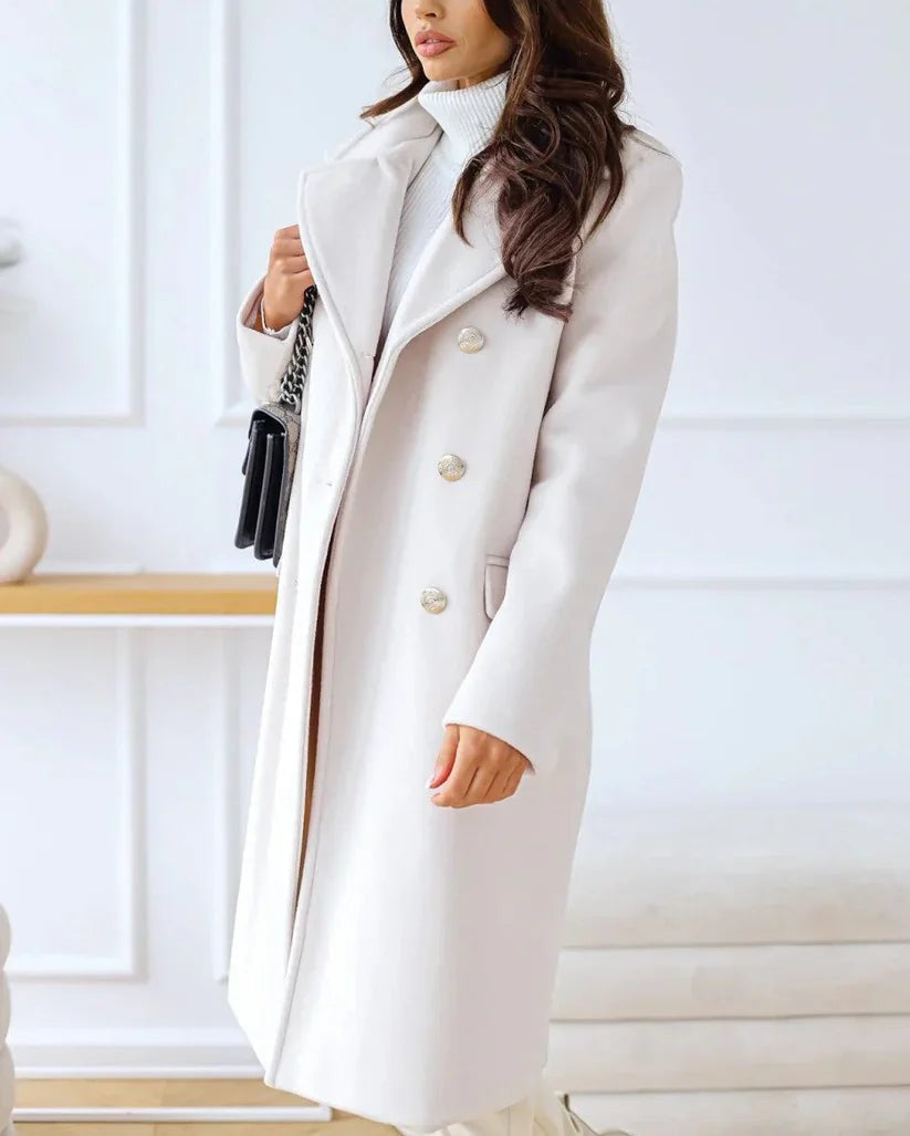Pinky - Elegante cappotto lungo caldo