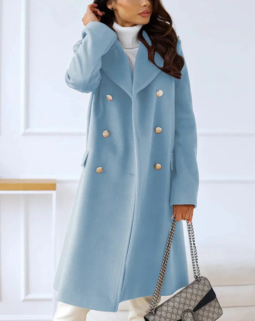 Pinky - Elegante cappotto lungo caldo