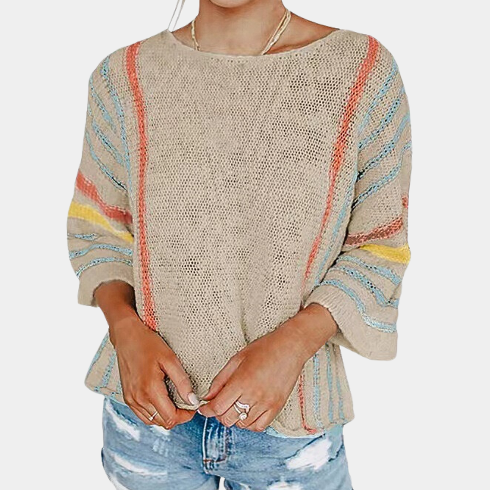 Vanna - Maglione lavorato a maglia casual, stiloso e ampio