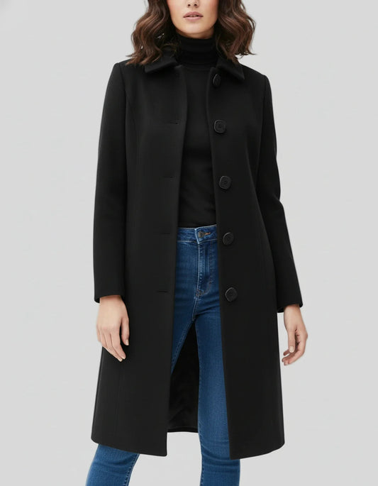 Jacklyn - Elegante Trench Monopetto Caldo
