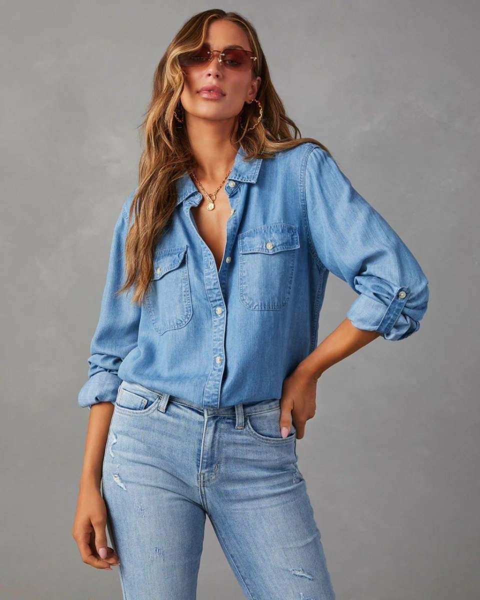 Camicia in Denim da Donna
