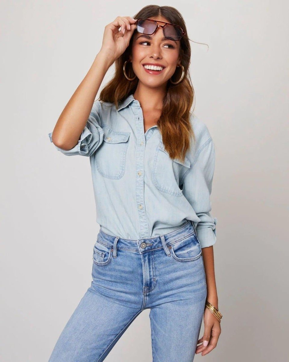 Camicia in Denim da Donna