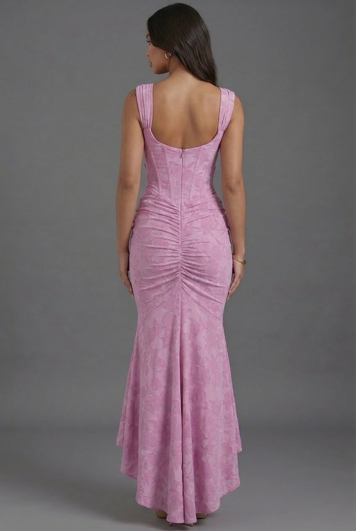Abito Maxi a Corsetto con Gonna a Sirena da Donna