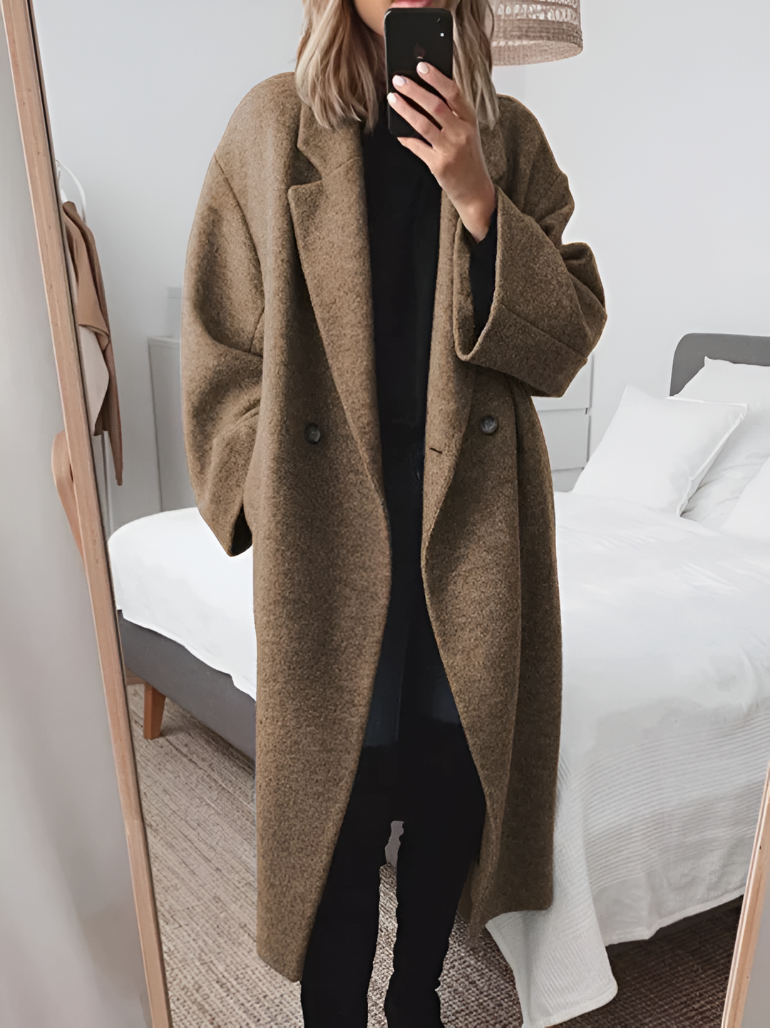 Zehra - Elegante cappotto lungo, caldo e versatile
