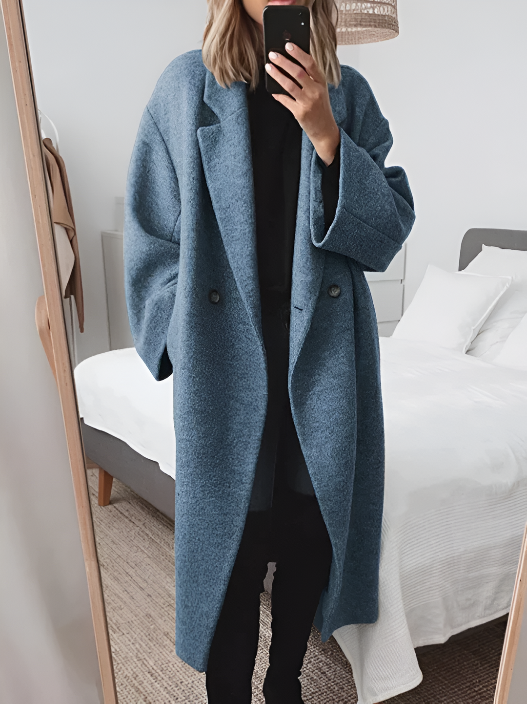 Zehra - Elegante cappotto lungo, caldo e versatile