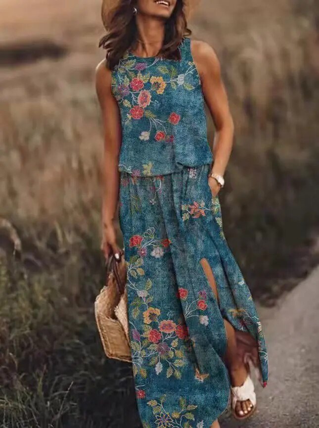 Abito Maxi Boho Elegante da Donna
