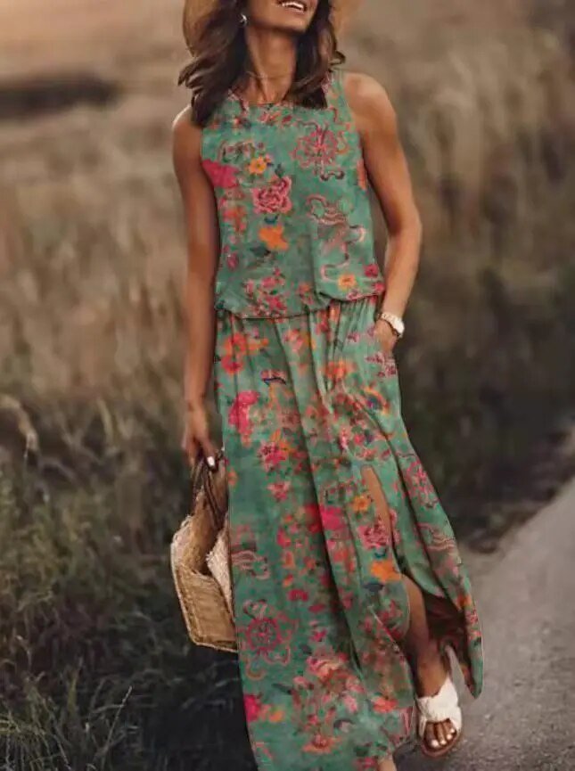 Abito Maxi Boho Elegante da Donna