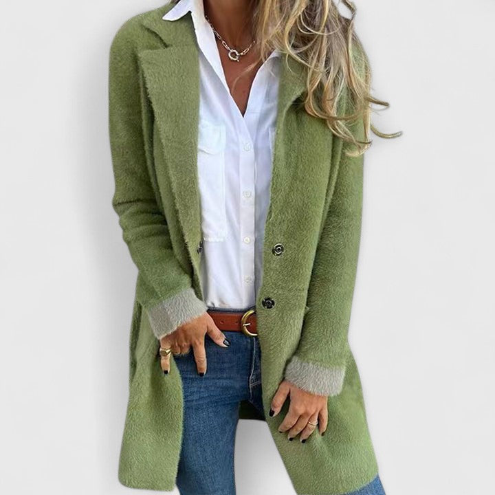 Fatimah - Cardigan Blazer Caldo e Versatile