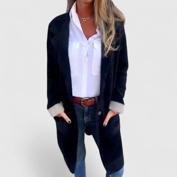 Fatimah - Cardigan Blazer Caldo e Versatile