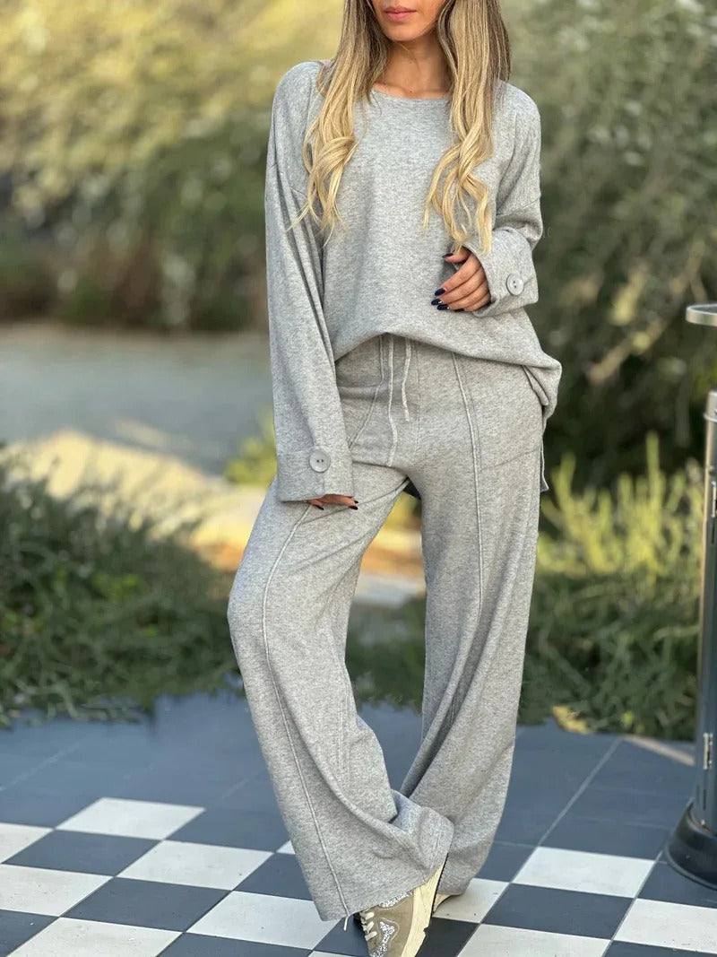 Daisy - Abito a maniche lunghe e pantaloni larghi per donna