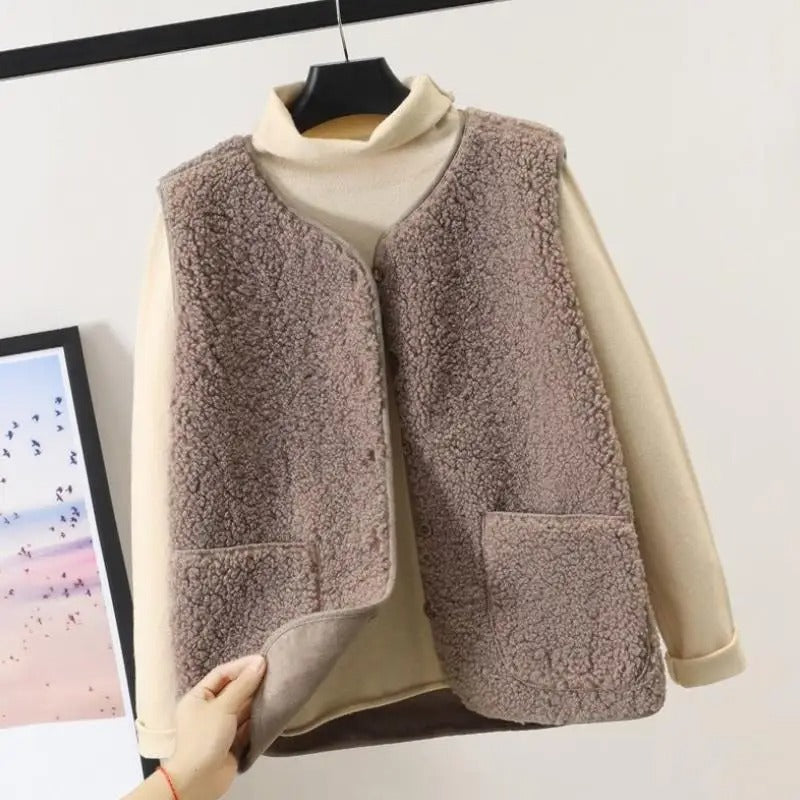 Corene - Gilet in lana da donna
