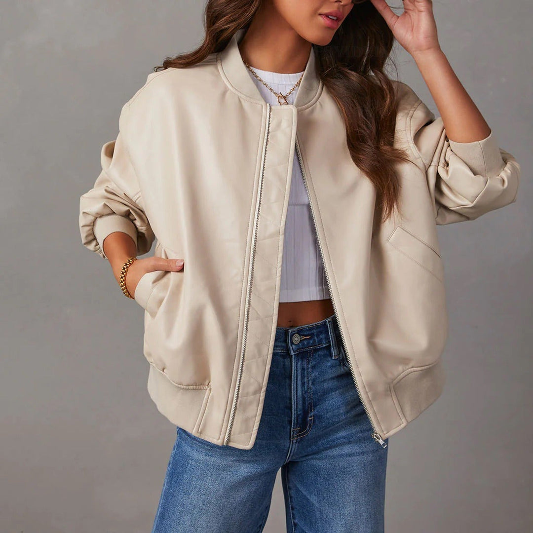 Doris - Elegante bomber con zip