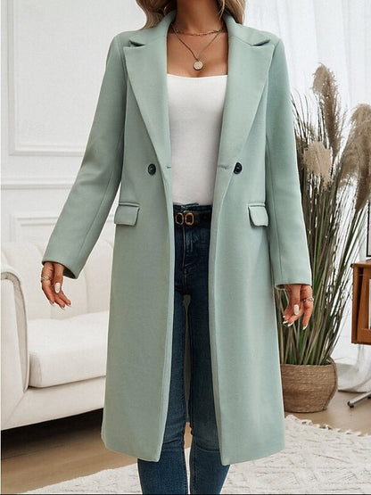 Cappotto Lungo Sartoriale da Donna in Lana