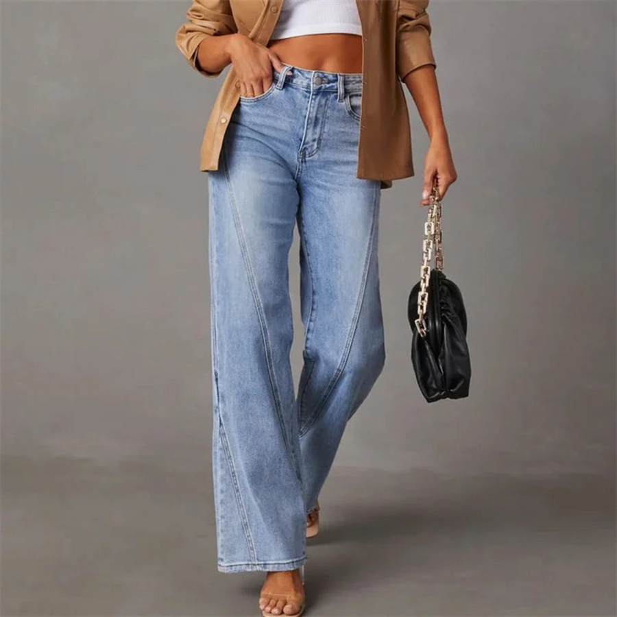 Jeans a Gamba Dritta da Donna