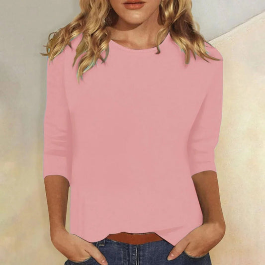 Top Donna Girocollo a Maniche 3/4