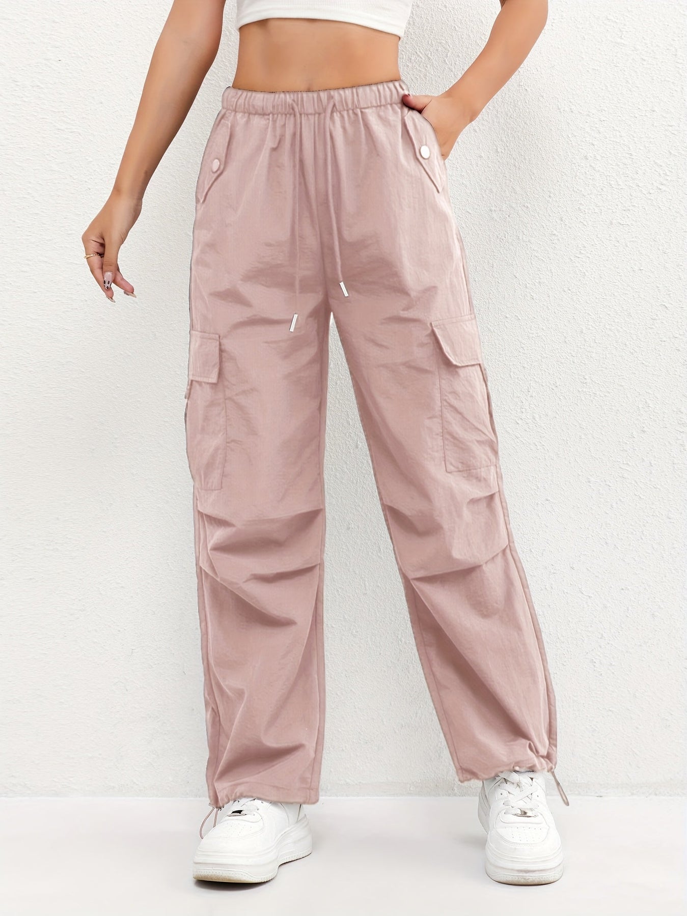 Pantaloni Cargo Casual da Donna con Coulisse