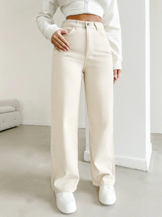 Pantaloni a Gamba Dritta da Donna