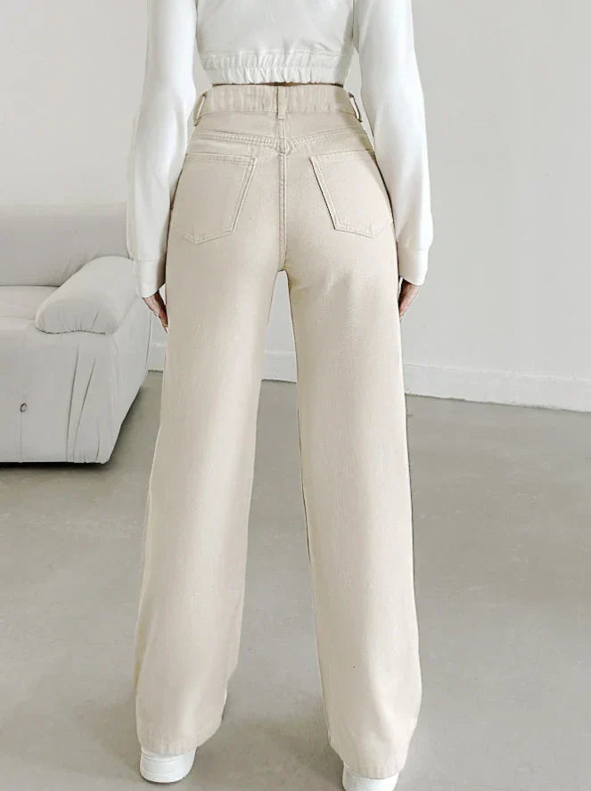 Pantaloni a Gamba Dritta da Donna