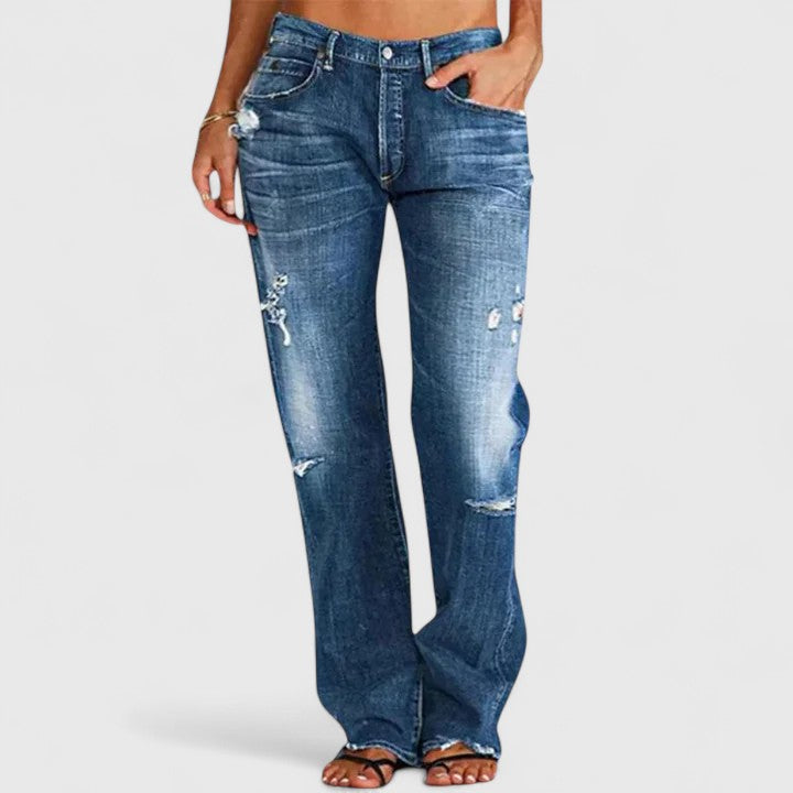 Jeans a Gamba Dritta da Donna