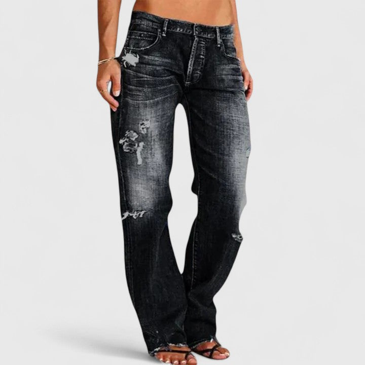 Jeans a Gamba Dritta da Donna