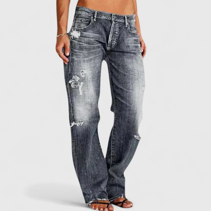 Jeans a Gamba Dritta da Donna