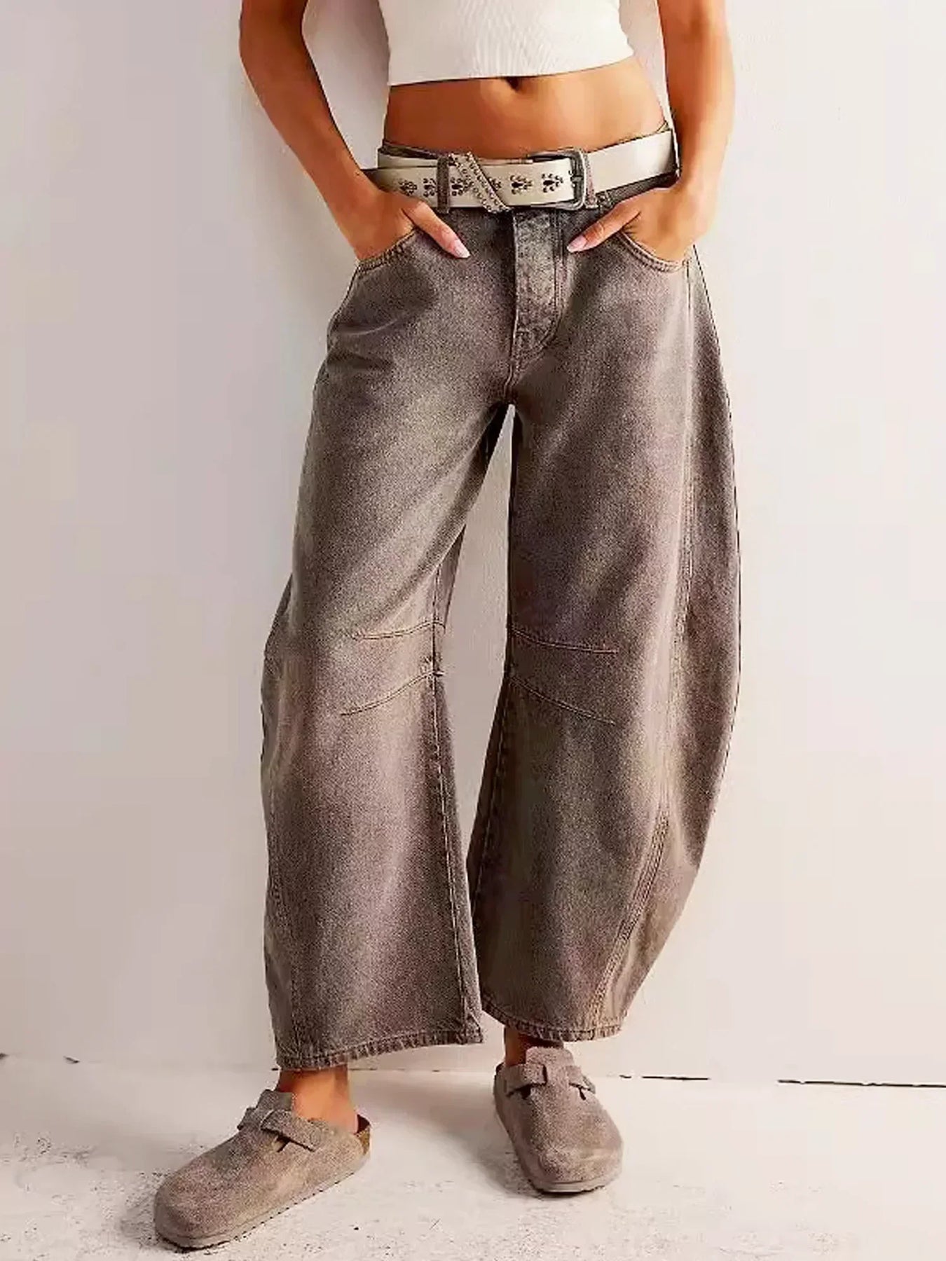 Jeans Leopardati da Donna