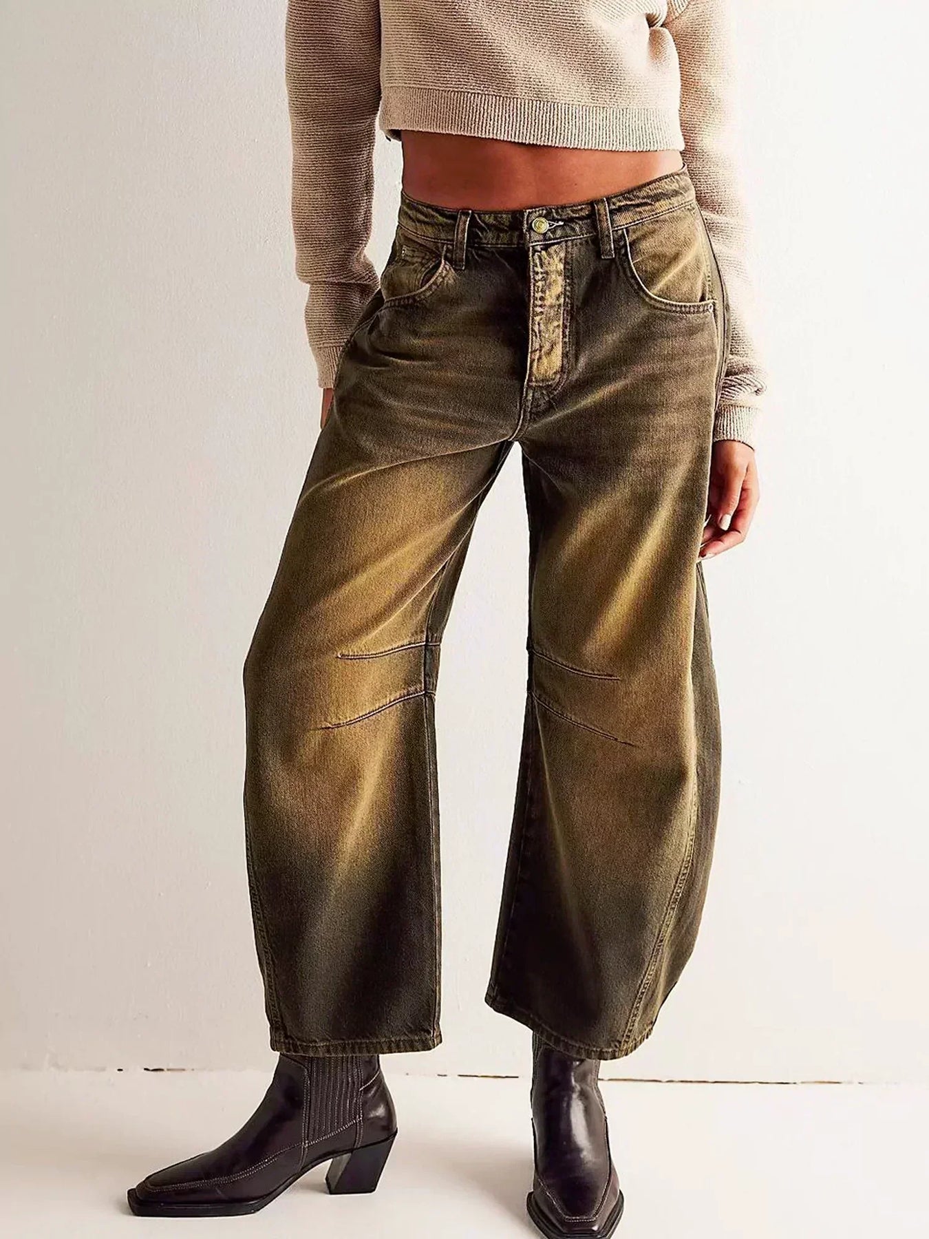 Jeans Leopardati da Donna